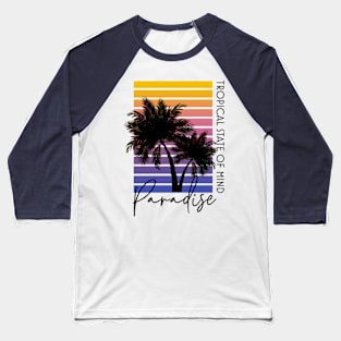 Tropical Paradise Baseball T-Shirt